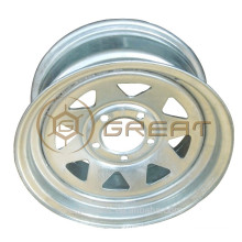 Cheap price 14 inch PCD 5x114.3 galvanized boat trailer wheel